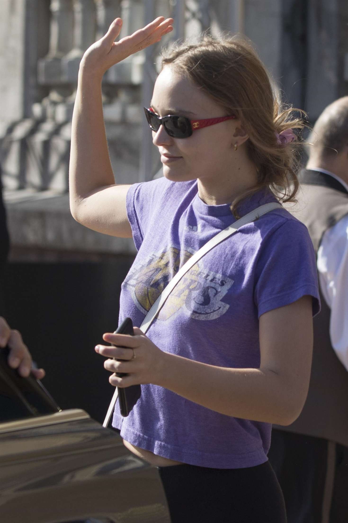 Lily Rose Depp 2018 : Lily Rose Depp: Leaving the Hotel Maria Cristina -03