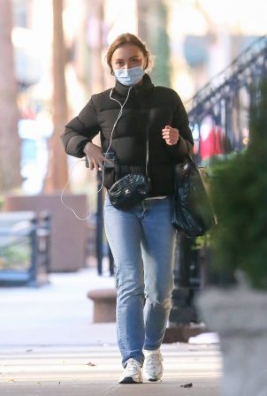 Lily-Rose Depp - Out for a solo walk in New York City