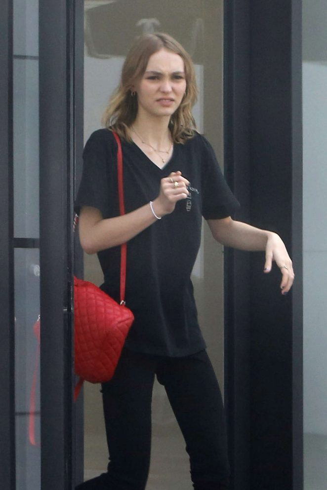 Lily-Rose Depp out in Los Angeles
