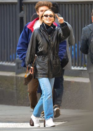 Lily Rose Depp - Out in New York