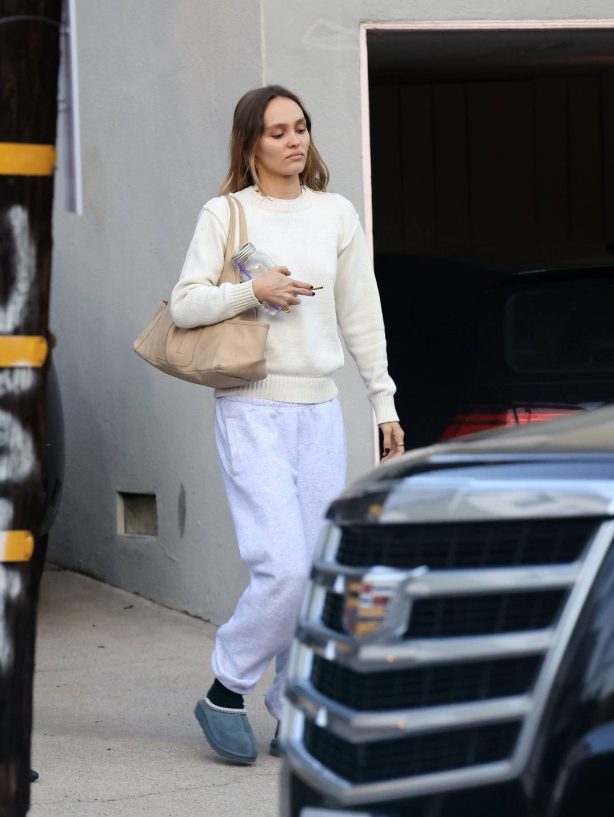 Lily Rose-Depp - Out with friends in Los Angeles