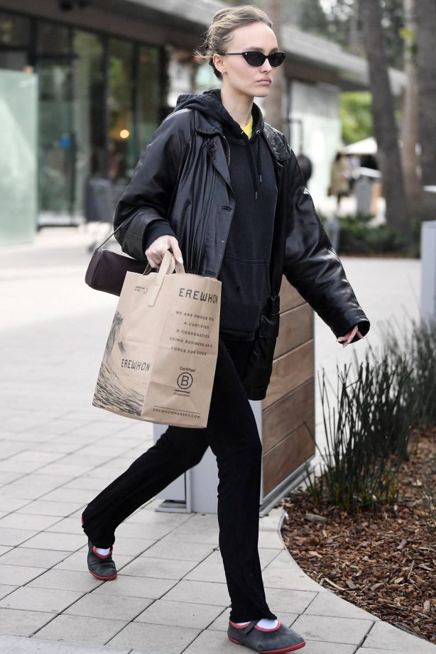 Lily Rose Depp - Seen while shopping in Los Angeles