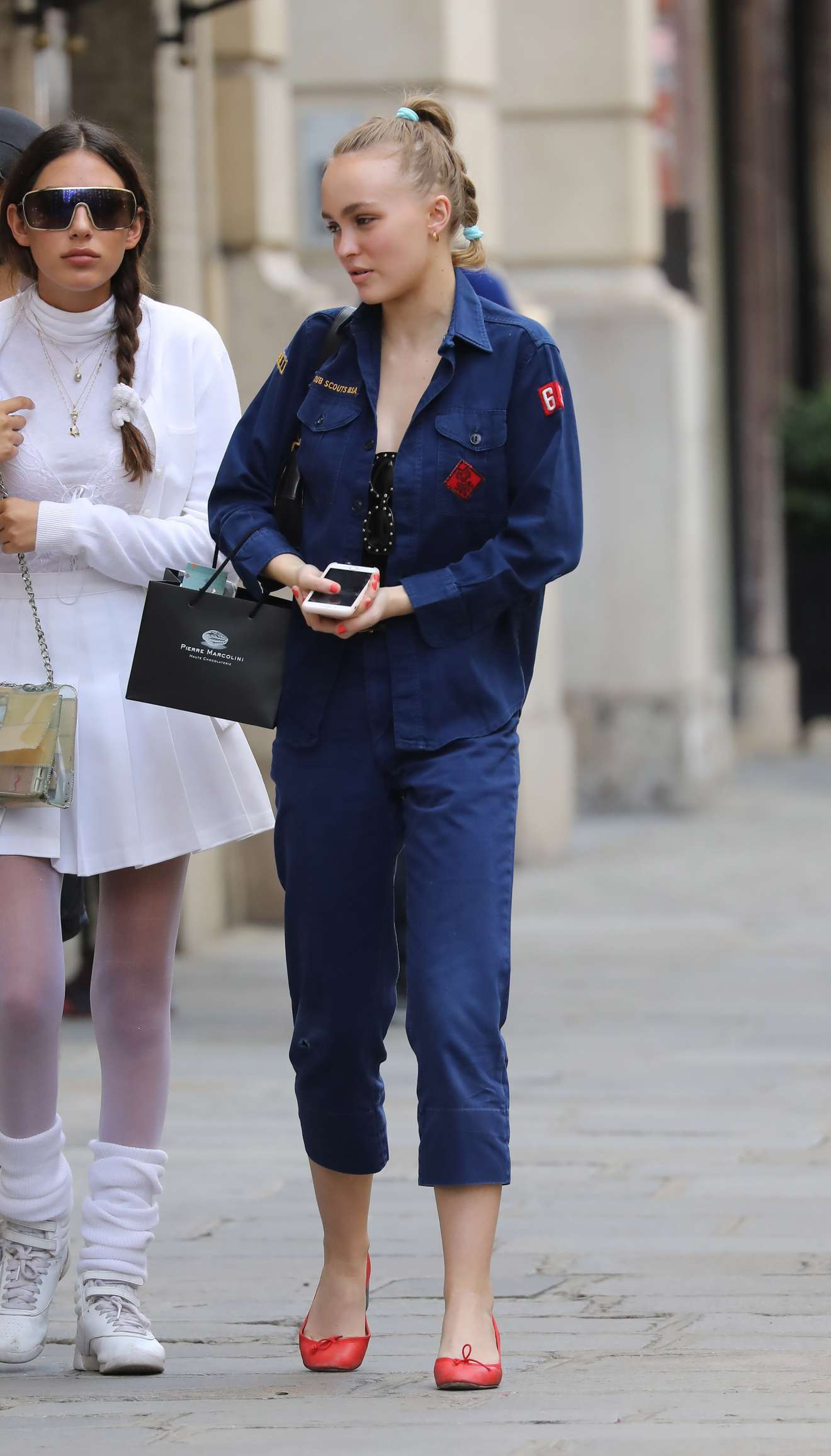 Lily-Rose Depp: Shopping Candids on Saint Honore in Paris -02 – GotCeleb