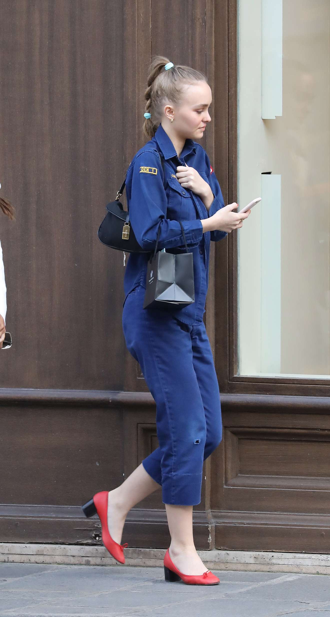 Lily-Rose Depp: Shopping Candids on Saint Honore in Paris -09 | GotCeleb