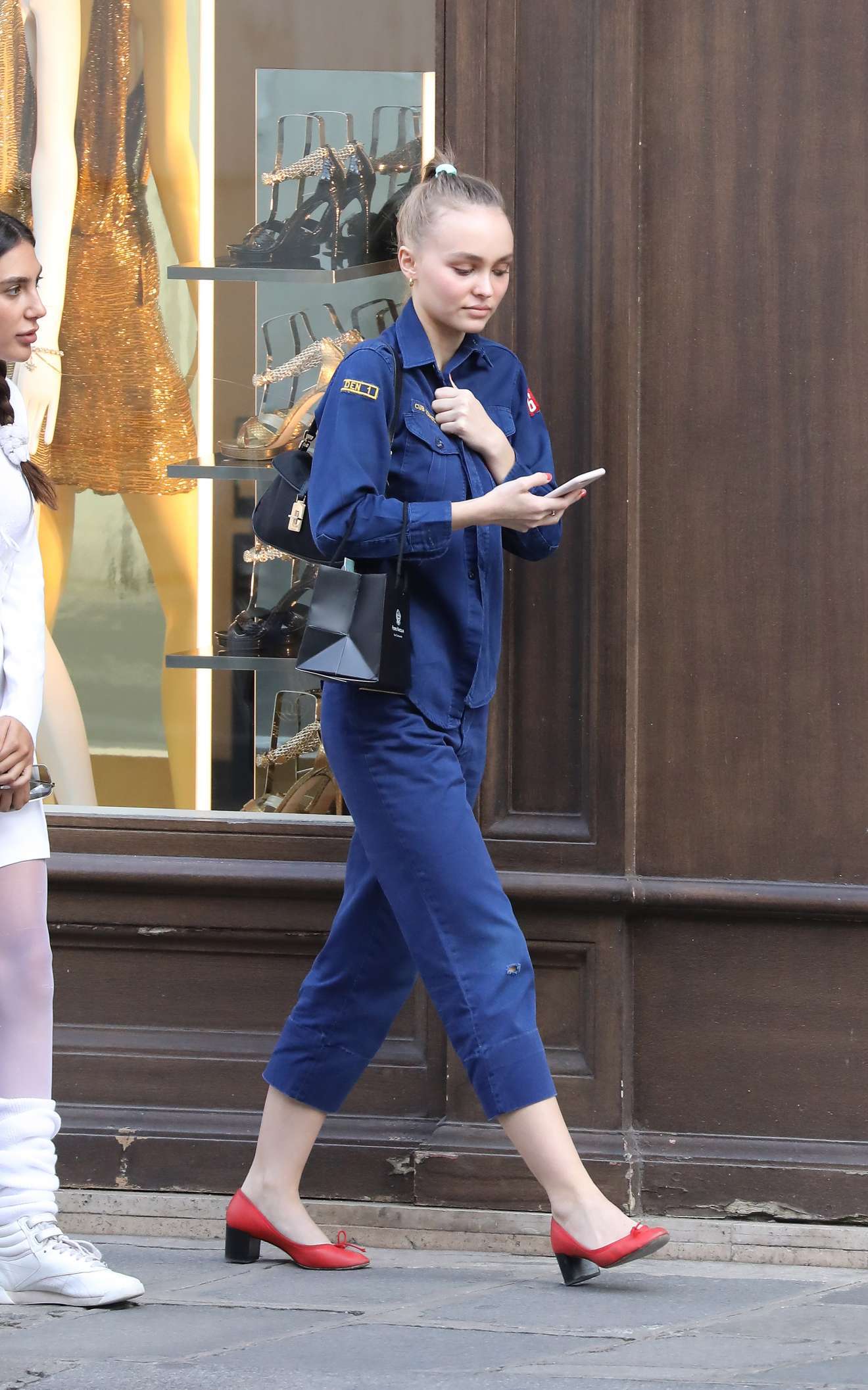 Lily-Rose Depp: Shopping Candids on Saint Honore in Paris -16 | GotCeleb