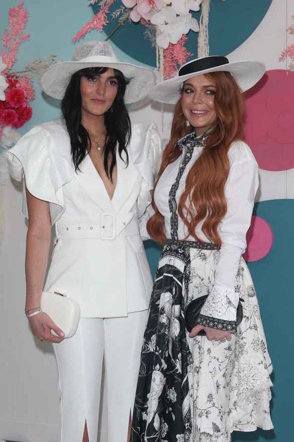 Lindsay and Ali Lohan - Arrives at Derby Day horse race in Melbourne