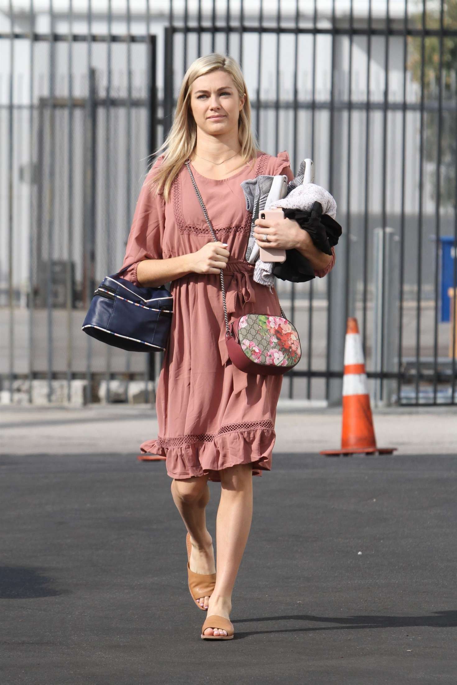 Lindsay Arnold - Heading to the DWTS studio in Los Angeles. 