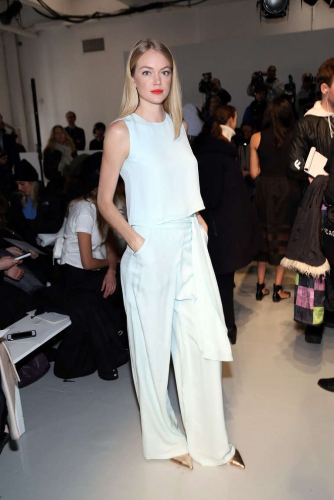 Lindsay Ellingson - Misha Nonoo Fashion Show 2015 in NYC