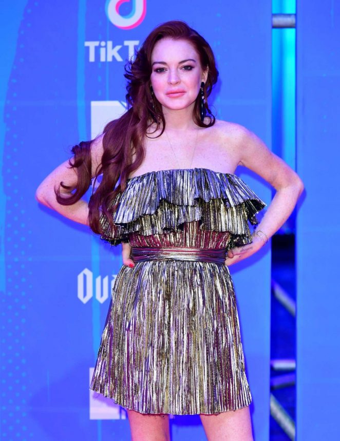 Lindsay Lohan - 2018 MTV Europe Music Awards in Bilbao