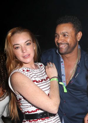 Lindsay Lohan - Fawaz’s Folies birthday party in Sardinia