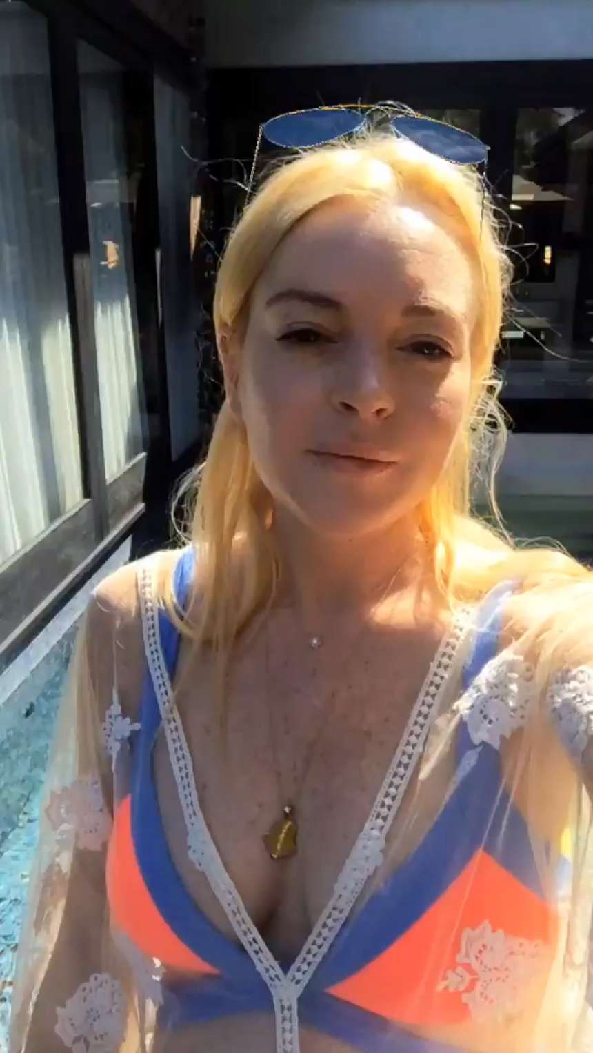 Lindsay Lohan in Bikini - Personal Pics