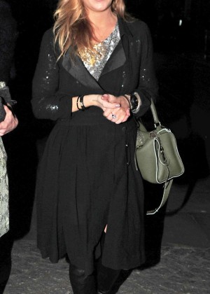 Lindsay Lohan - Night out in London