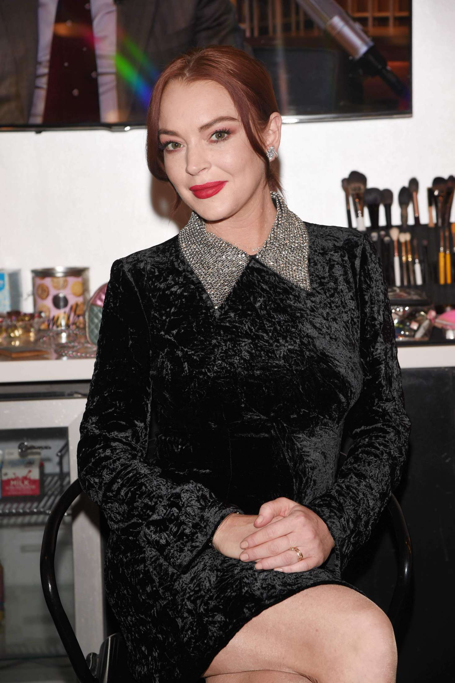 Lindsay Lohan - On 'Tonight Show' in New York City