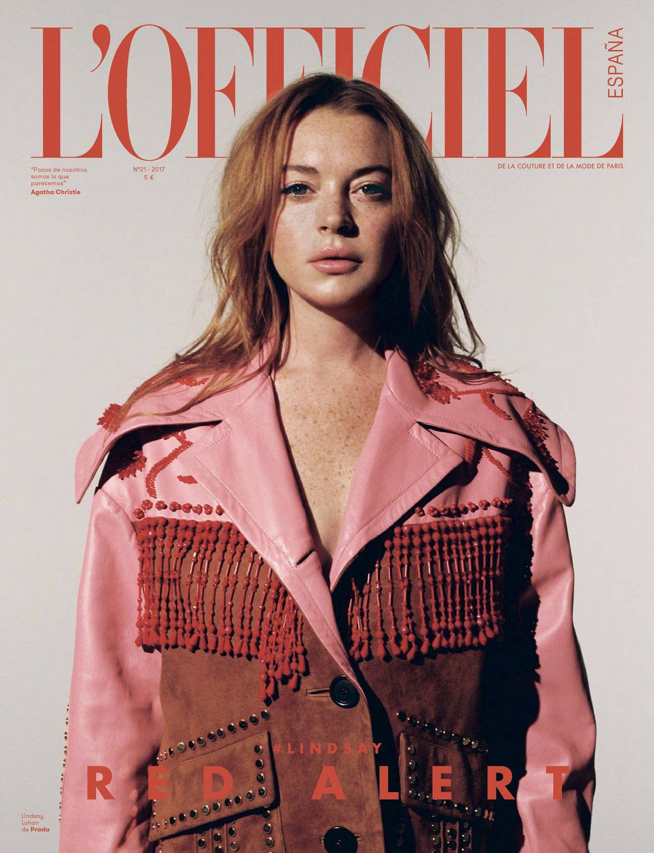 Lindsay Lohan – Photoshoot for L’Officiel Espana 2017
