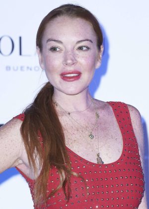 Lindsay Lohan - Presentation Jorge Vazquez Spring-Summer 2018 collection Madrid