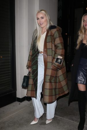 Lindsay Vonn - Arriving to dinner at Catch in West Hollywood
