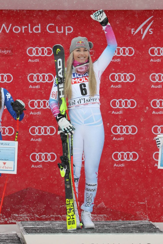Lindsey Vonn - Alpine Skiing at 2017 FIS World Cup in France