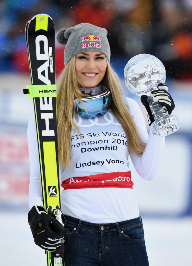 Lindsey Vonn - FIS Alpine Skiing World Cup 2016 in St. Moritz