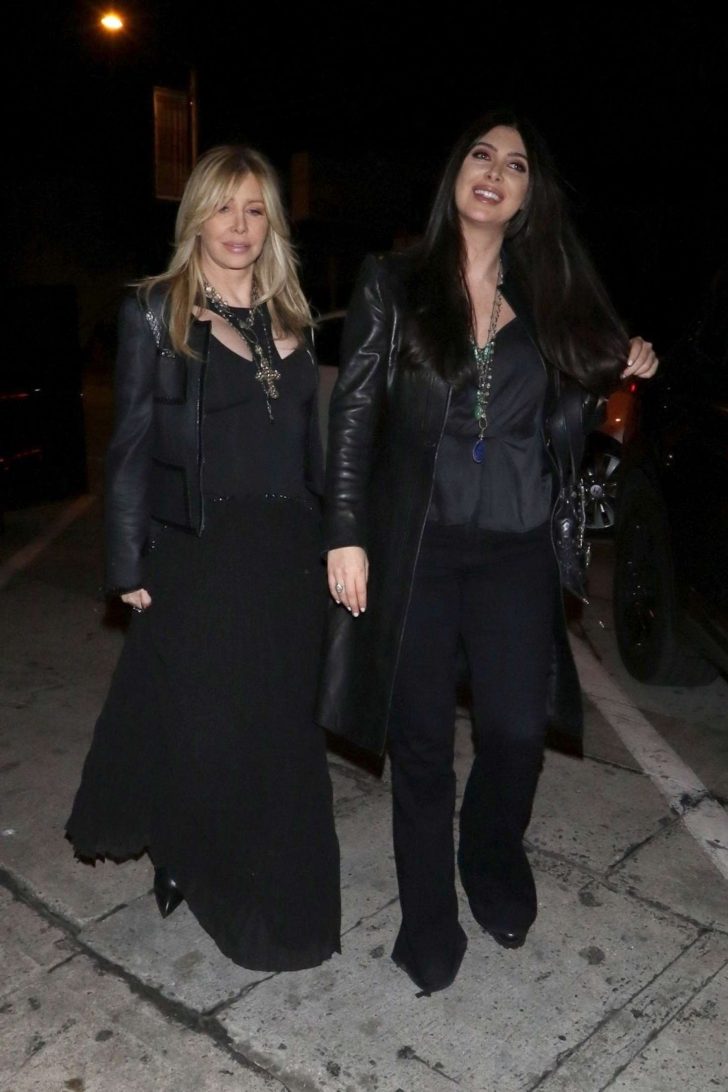 Lisa and Brittny Gastineau - Arrives at Craig's in West Hollywood