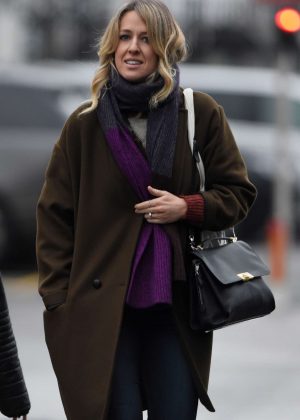 Lisa Carrick - Arrives at Old Trafford in Manchester
