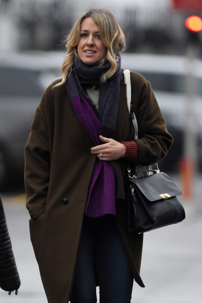 Lisa Carrick - Arrives at Old Trafford in Manchester