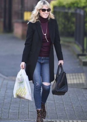 Lisa Carrick - Goes shopping in Alderlsey Edge in Cheshire