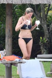 Lisa Faulkner - seen enjoying her honeymoon in Mauritius