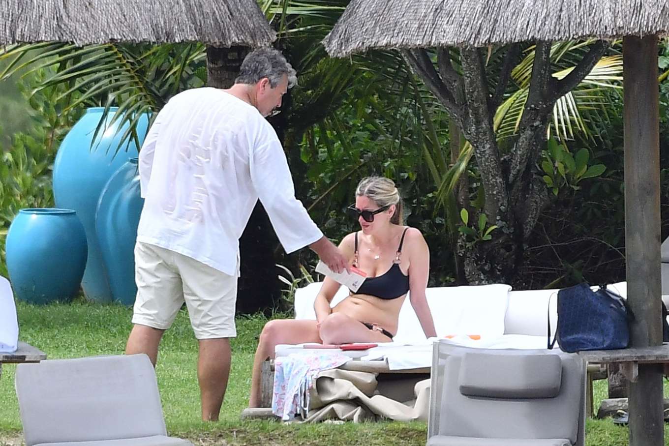 Lisa Faulkner - seen enjoying her honeymoon in Mauritius. 