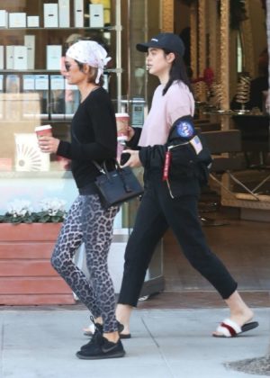 Lisa Rinna and Amelia Hamlin - Out for coffee in Beverly Hills