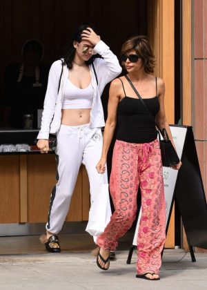 Lisa Rinna and Amelia Hamlin out in Beverly Hills