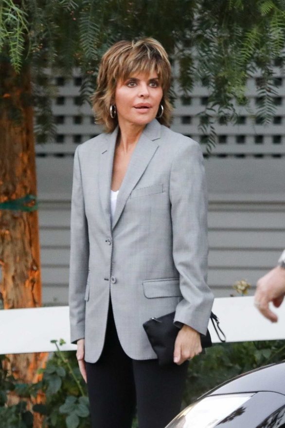 Lisa Rinna and Harry Hamlin arrive at the San Vicente Bungalows