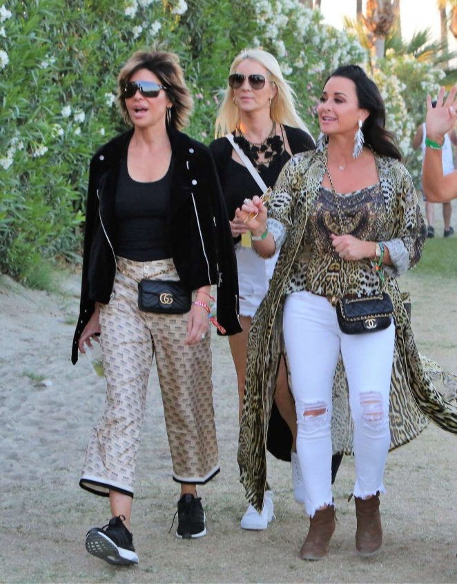Lisa Rinna and Kyle Richards - 2018 Coachella Festival in Indio