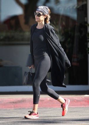 Lisa Rinna in Tights out in LA