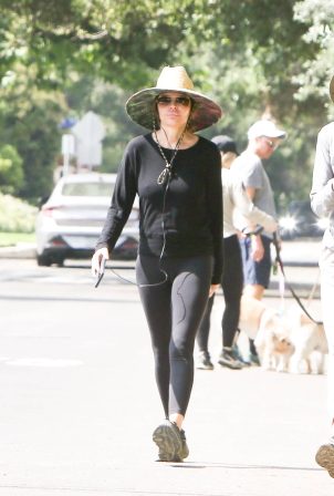 Lisa Rinna - Is seen on a hike in the Hollywood Hills