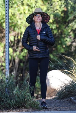 Lisa Rinna - On a hike in Los Angeles