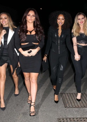 Little Mix - Leaving the Pre-Brits Party in London