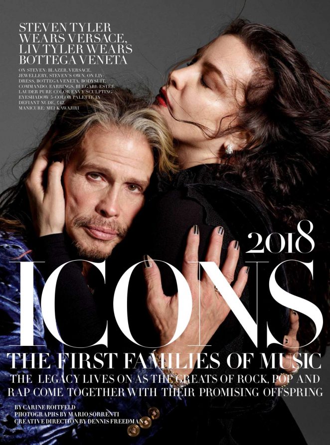 Liv and Steven Tyler - Harper's Bazaar UK Magazine (September 2018)