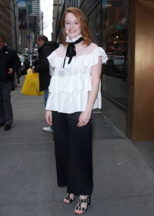Liv Hewson - Arrives at Today Show in New York