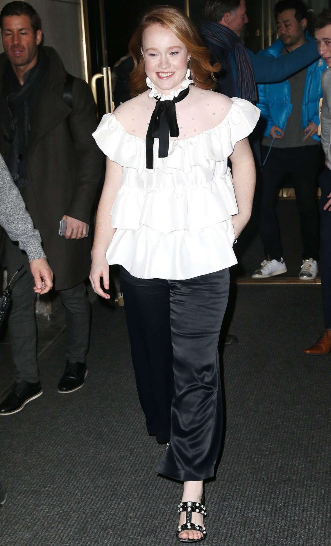 Liv Hewson out in New York