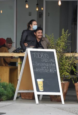 Liv Lo and Henry Golding - Spotted in Los Angeles