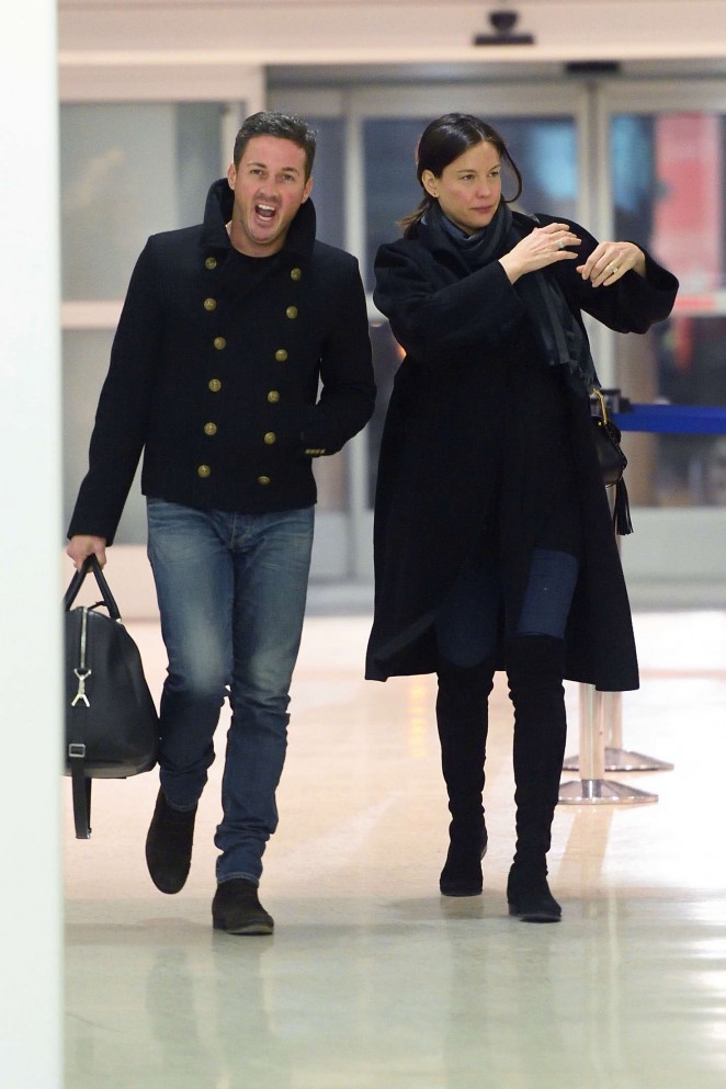 Liv Tyler - Arrives at JFK Airport in New York