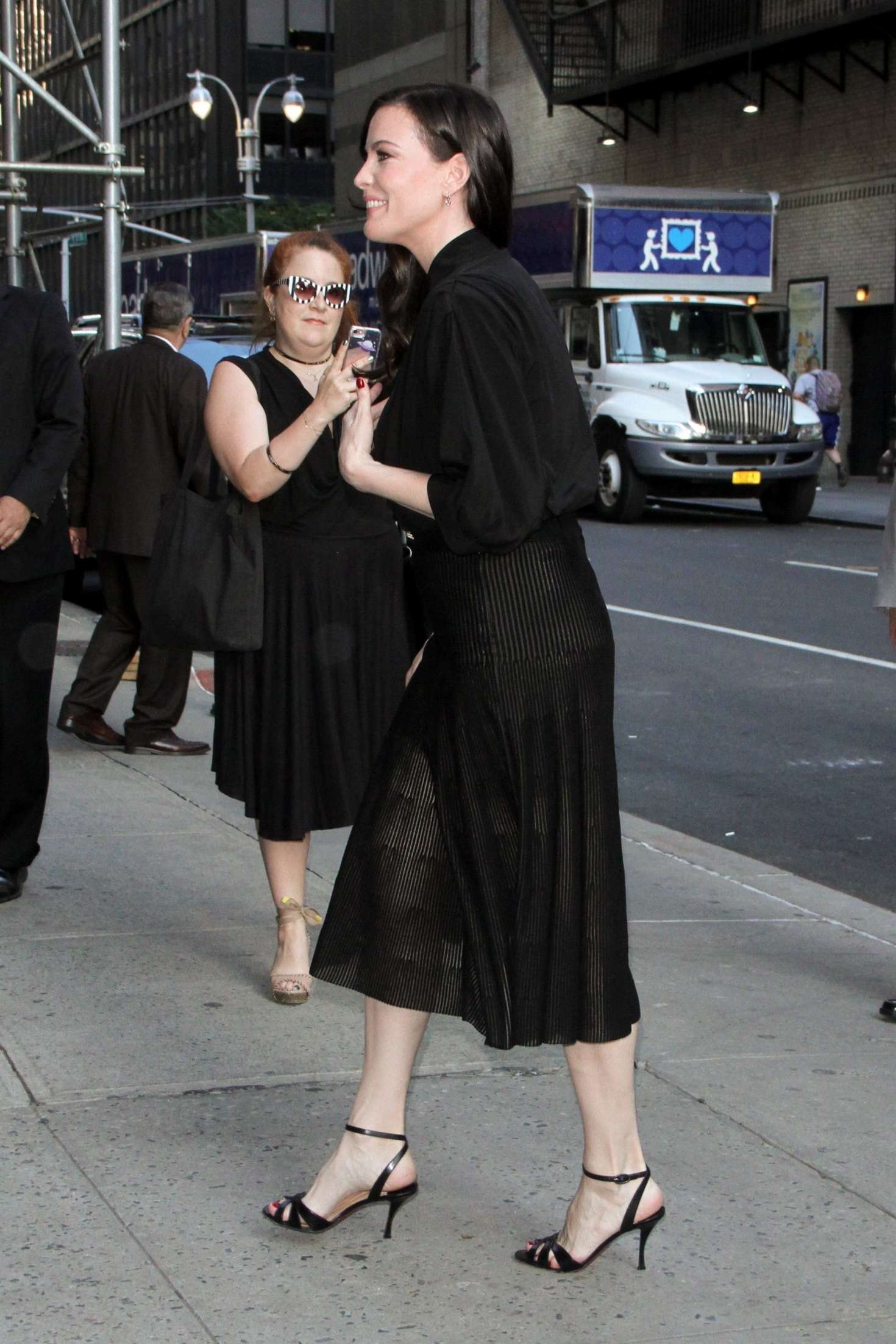 Liv Tyler: Arriving at The Late Show with Stephen Colbert -06 | GotCeleb