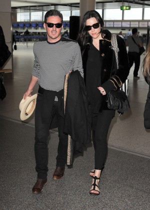 Liv Tyler at Gatwick Airport in Crawley