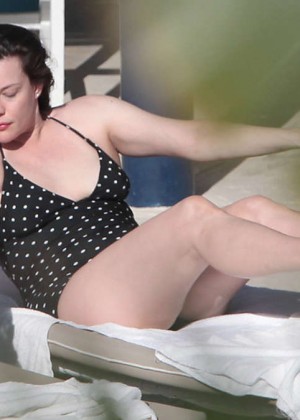 Liv Tyler in Swimsuit in Miami