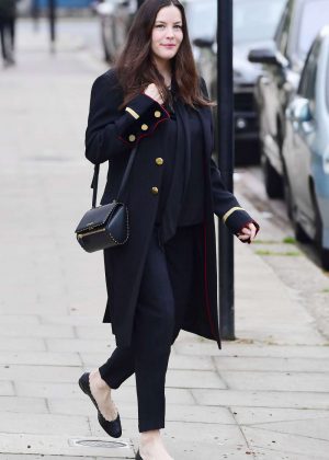Liv Tyler Leaves Her Home in London