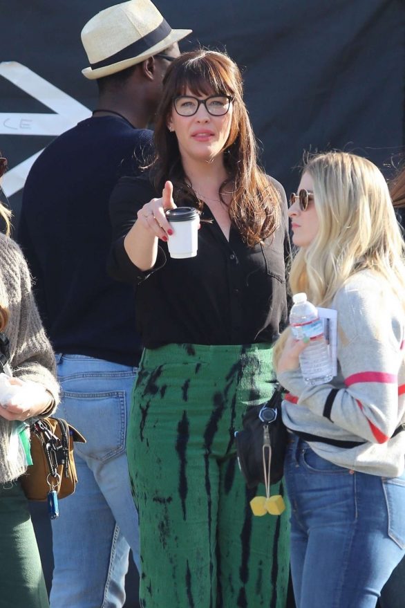 Liv Tyler - On the set of '911 Lone star' in LA