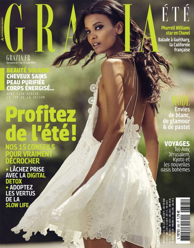 Liya Kebede - Grazia France Cover (August 2015)