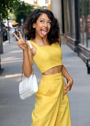Liza Koshy in Yellow - Out in New York