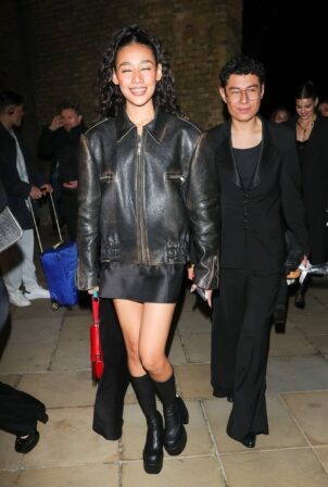 Lizeth Selene - Arrives at 'Tiffany Vision and Virtuosity Exhibition' at Saatchi Gallery in London