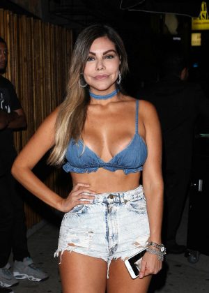 Liziane Gutierrez at The Nice Guy night club in West Hollywood